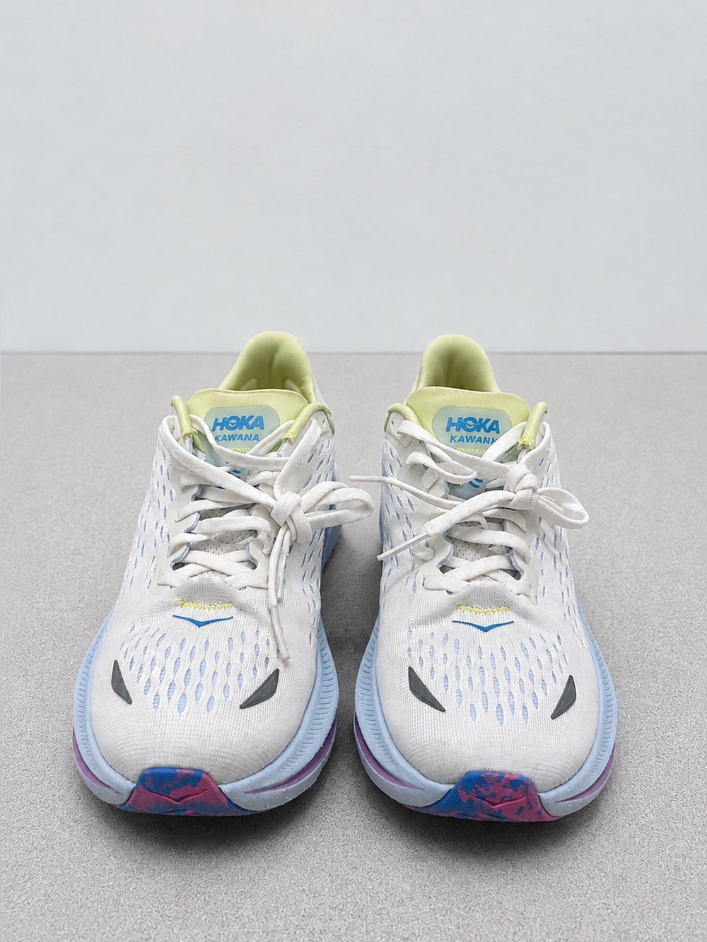 Hoka One One® Kawana White/Ice blue Running Shoes women’s Size_6.5B